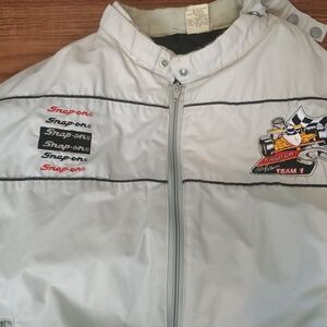 Snap White Racing Jacket